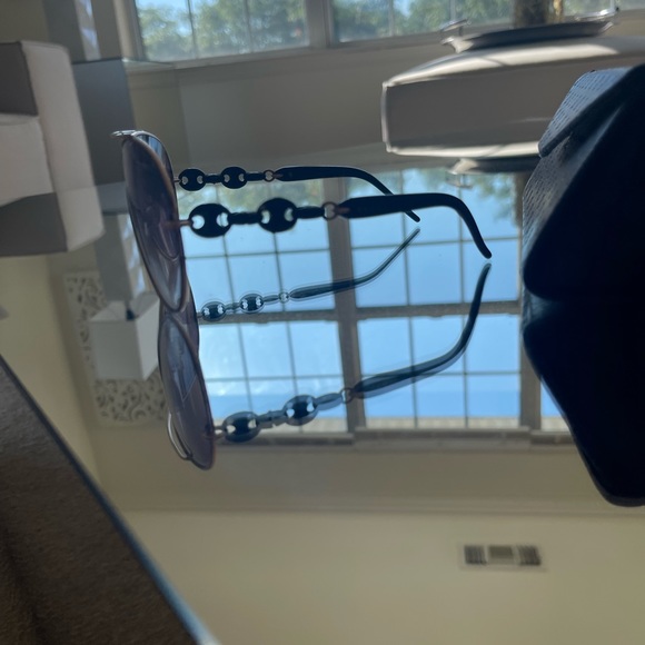 Sold! Gucci Brown/Blue /Rose Gold 4203/S 115 Sunglasses UNISEX - Picture 5 of 5